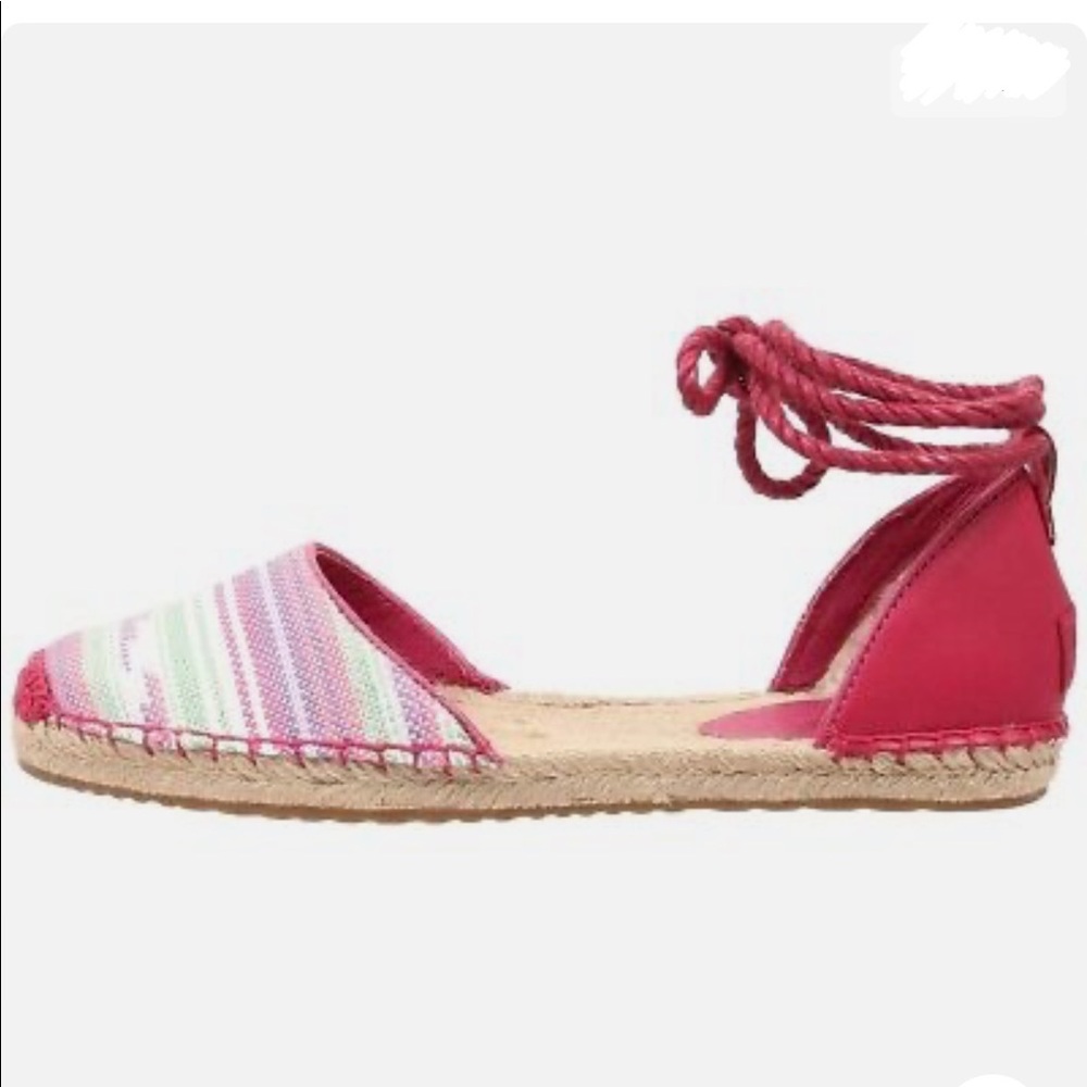 UGG Australia Women's Libbi Serape Espadrilles Ankle Strap Summer Sandals
